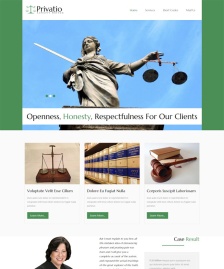 西方法律社會HTML5模板下載