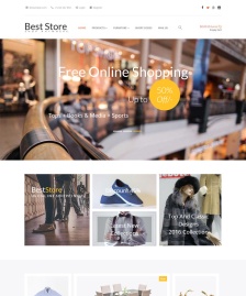 響應(yīng)式網(wǎng)上商店CSS3模板