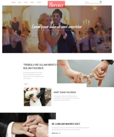 婚禮策劃企業(yè)html5模板
