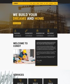 現(xiàn)代建筑公司HTML5網(wǎng)站模板