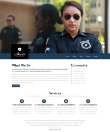 特警力量HTML5網(wǎng)站模板