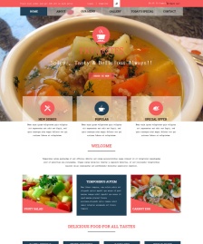 外賣訂餐HTML5網(wǎng)站模板