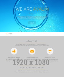 CSS3動畫單頁Retina模板
