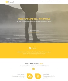 網(wǎng)站設(shè)計(jì)行業(yè)單頁模板下載