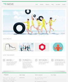 綠色品牌企業(yè)HTML5模板