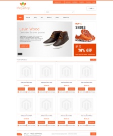 服裝B2C在線購物商城HTML5模板