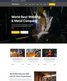 HTML5金屬冶煉工廠網(wǎng)站模板