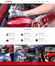 洗車行業(yè)網(wǎng)站模板
