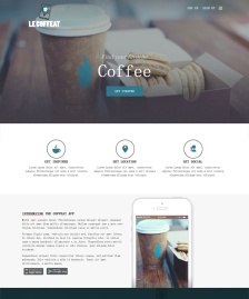 咖啡甜點HTML5網(wǎng)站模板