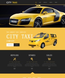 Taxi黃色出租車網(wǎng)站模板
