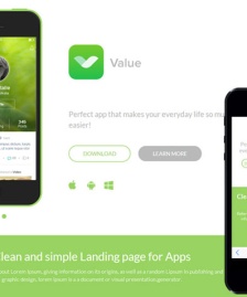 綠色APP應(yīng)用官網(wǎng)模板