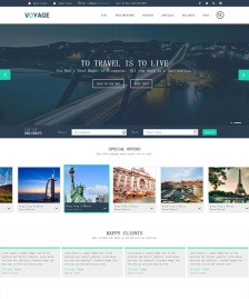 城市建筑HTML5模板
