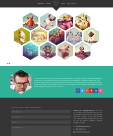 卡通清爽HTML5網(wǎng)站模板