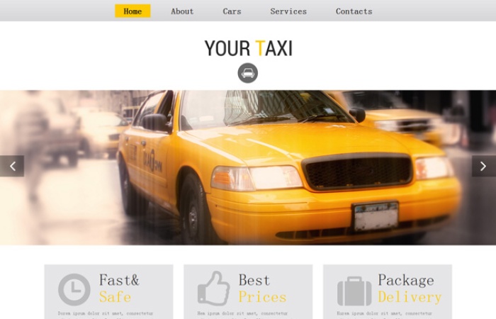 Taxi出租車公司網(wǎng)站模板-Toy模板網(wǎng)編號708