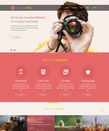 html5單頁攝影網(wǎng)站模板