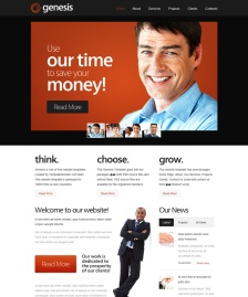 企業(yè)客戶服務中心HTML5模板