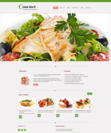 餐館美食HTML5網(wǎng)站模板
