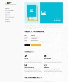 UX設(shè)計(jì)師個(gè)人簡(jiǎn)歷模板