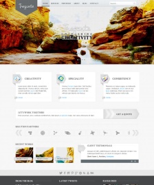 HTML5全屏旅游整站模板