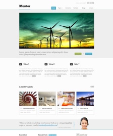 灰色扁平HTML5業(yè)務(wù)模板