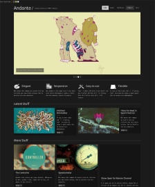 黑色優(yōu)雅HTML5模板