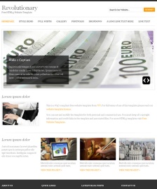 企業(yè)簡潔HTML5網(wǎng)頁模板