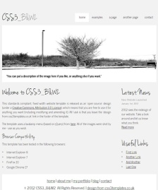 懷舊黑白CSS3個(gè)人主頁(yè)模板