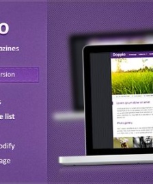 網(wǎng)頁雜志HTML5模板
