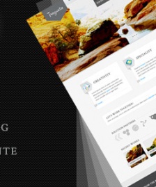 獨特設(shè)計HTML5網(wǎng)頁模板