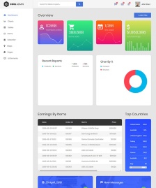 項目收益統(tǒng)計管理HTML5模板
