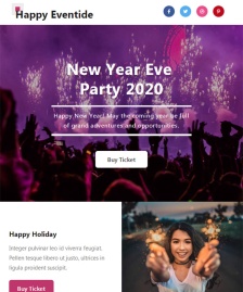 2020新年除夕派對網(wǎng)站模板