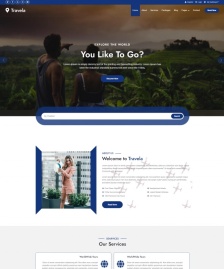 響應(yīng)式HTML5探索世界旅行網(wǎng)站模板