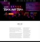 Rock搖滾音樂(lè)會(huì)網(wǎng)站模板