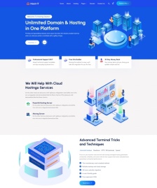 云計算域名托管服務(wù)公司網(wǎng)站模板