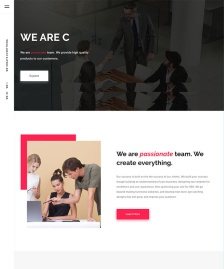 企業(yè)圖片案例展示單頁模板