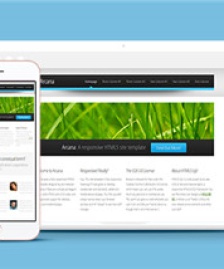 黑色導航簡潔風格的HTML5網(wǎng)站模板