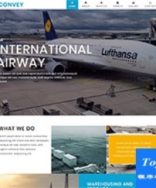航空空運(yùn)物流企業(yè)網(wǎng)站模板