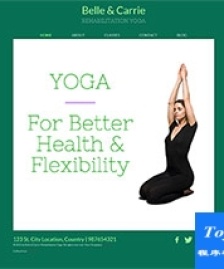 YOGA簡(jiǎn)潔瑜伽訓(xùn)練工作室網(wǎng)站模板