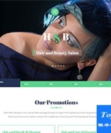 css3動畫漂亮美容美發(fā)藝術培訓網(wǎng)站模板
