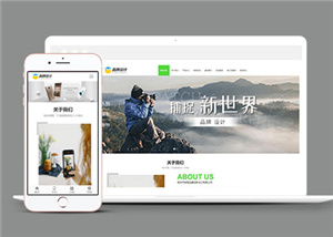 響應(yīng)式品牌廣告設(shè)計公司網(wǎng)站前端模板-前端模板