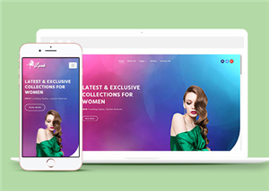 背景漸變個(gè)性時(shí)尚美發(fā)響應(yīng)式網(wǎng)站模板-HTML5模板