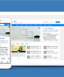 藍色自適應建站技術個人博客網(wǎng)站html模板-HTML5模板