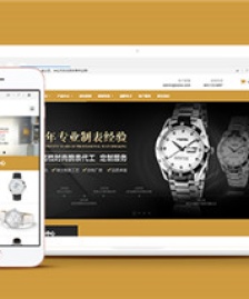 腕表情侶手表學生手表智能手表類前端自適應模板下載