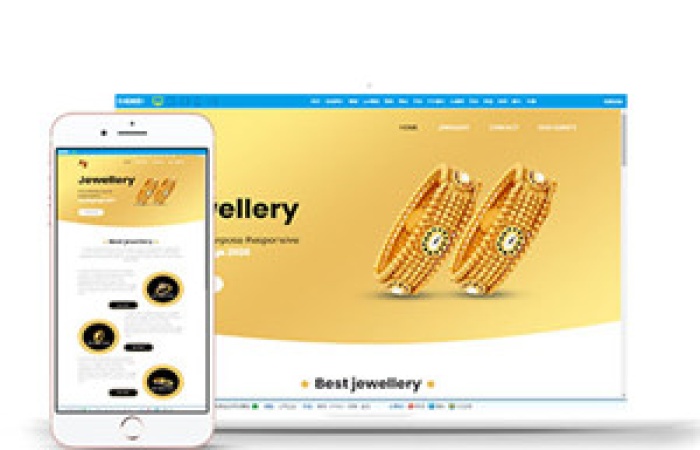 白色首飾戒指金店網(wǎng)站多頁面HTML5模板-Toy模板網(wǎng)編號14931