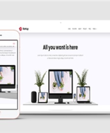 鮮花質(zhì)感背景通用HTML5自適應模板下載