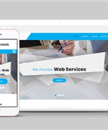 藍色寬屏軟件應用APP開發(fā)公司企業(yè)網(wǎng)站模板