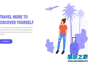 safario卡通創(chuàng)意旅行設(shè)計(jì)自舉類別網(wǎng)站模板-HTML5模板