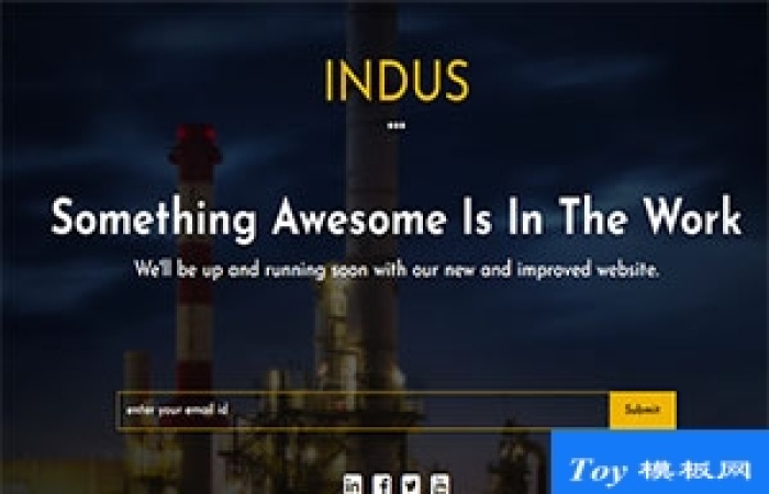 indus燈光夜景時(shí)尚流行大氣工作單頁web網(wǎng)站模板-Toy模板網(wǎng)編號17250
