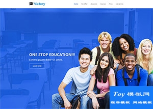 EDUCATION英語外教培訓中心網頁模板-手機模板