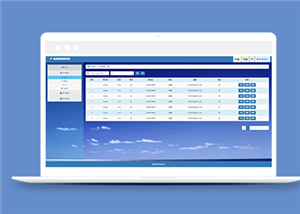 藍色bootstrap管理系統后臺html模板-后臺模板